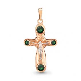 Подвеска из золочёного серебра AQUAMARINE А2225209-пк с агатом А2225209-пк фото