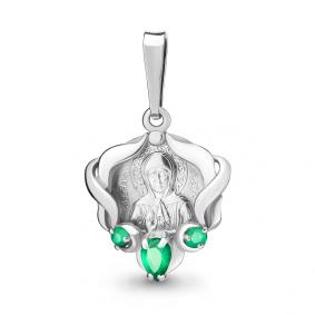Серебряная подвеска AQUAMARINE А2226409 с агатом А2226409 фото
