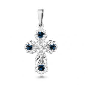 Серебряная подвеска AQUAMARINE А2229708 с Лондон топазом А2229708 фото