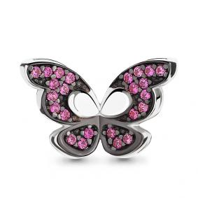 Серебряная подвеска AQUAMARINE А23441В с рубиновым корундом А23441В фото