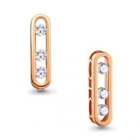 Подвеска из золочёного серебра AQUAMARINE А23640-п с Swarovski А23640-п фото