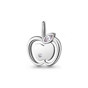 Серебряная подвеска AQUAMARINE А24208А с фианитом А24208А фото