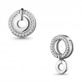 Серебряная подвеска-трансформер  AQUAMARINE с фианитом А24248А А24248А фото