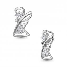 Серебряная подвеска AQUAMARINE А24710А с фианитом А24710А фото
