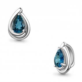 Серебряная подвеска AQUAMARINE А2502008 с Лондон топазом А2502008 фото