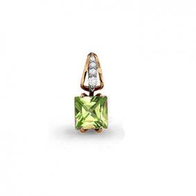 Подвеска из золочёного серебра AQUAMARINE А2504907А-п А2504907А-п фото