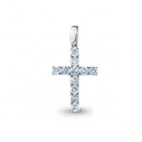 Серебряная подвеска AQUAMARINE А2521302 с топазом А2521302 фото