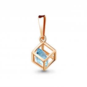 Серебряная подвеска AQUAMARINE с подвижным топазом А2528602-п А2528602-п фото