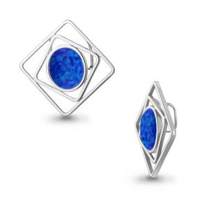 Серебряная подвеска AQUAMARINE А2530295 с опалом А2530295 фото