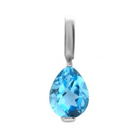 Серебряная подвеска AQUAMARINE А2532905 с топазом А2532905 фото