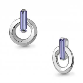 Серебряная подвеска AQUAMARINE А25424603 с танзанитом А25424603 фото