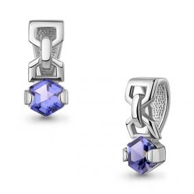 Серебряная подвеска AQUAMARINE А25428603 с танзанитом А25428603 фото