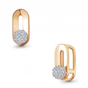 Подвеска из золочёного серебра AQUAMARINE А26004-п с ювелирным кристаллом А26004-п фото