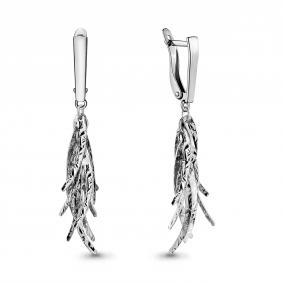 Серебряные серьги AQUAMARINE А30864 А30864 фото