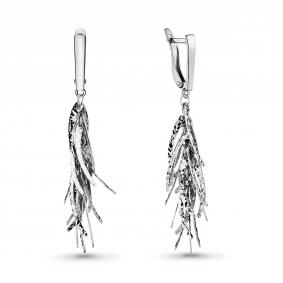 Серебряные серьги AQUAMARINE А30865 А30865 фото