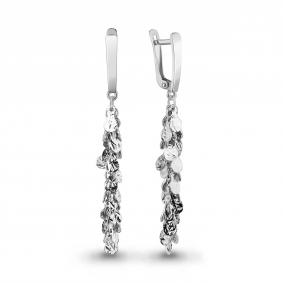 Серебряные серьги AQUAMARINE А30868 А30868 фото