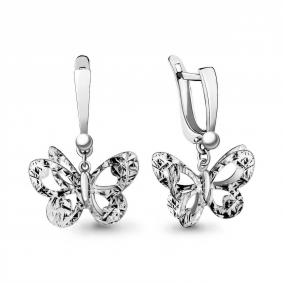 Серебряные серьги AQUAMARINE А30994 А30994 фото