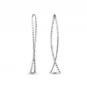 Серебряные серьги AQUAMARINE А31173 А31173 фото