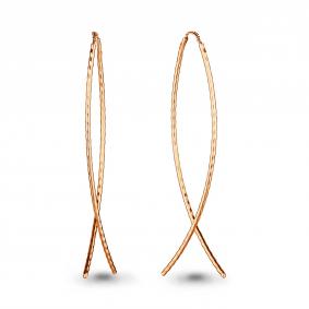 Серьги из золочёного серебра AQUAMARINE А31174-п А31174-п фото