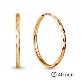 Серьги из золочёного серебра AQUAMARINE А32211з-п А32211з-п фото