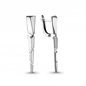 Серебряные серьги AQUAMARINE А33210 А33210 фото