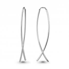 Серебряные серьги AQUAMARINE А33344 А33344 фото