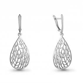 Серебряные серьги AQUAMARINE А33557 А33557 фото