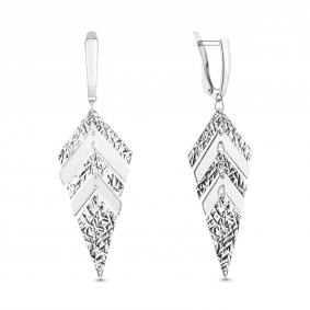 Серебряные серьги AQUAMARINE А33610 А33610 фото