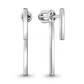 Серебряные серьги AQUAMARINE А33750 А33750 фото