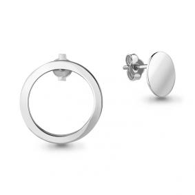 Серебряные серьги AQUAMARINE А33829 А33829 фото