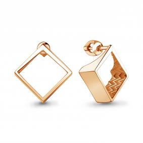 Серьги из золочёного серебра AQUAMARINE А33864-п А33864-п фото