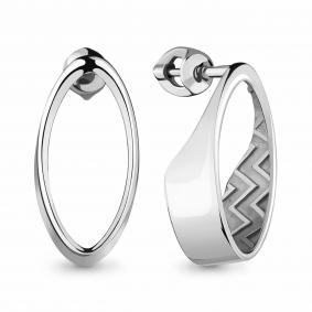 Серебряные серьги AQUAMARINE А33867 А33867 фото