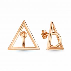 Серьги из золочёного серебра AQUAMARINE А33907-п А33907-п фото