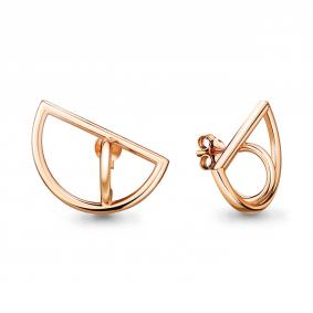 Серьги из золочёного серебра AQUAMARINE А33908-п А33908-п фото