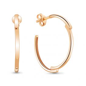 Серьги из золочёного серебра AQUAMARINE А33923-п А33923-п фото