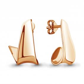 Серьги из золочёного серебра AQUAMARINE А33951-п А33951-п фото