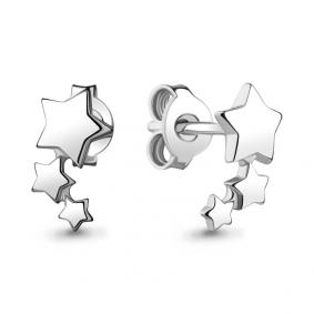 Серебряные серьги AQUAMARINE А33996 А33996 фото