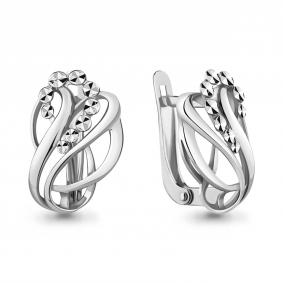 Серебряные серьги AQUAMARINE А34111 А34111 фото