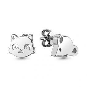 Серебряные серьги AQUAMARINE А34162 А34162 фото