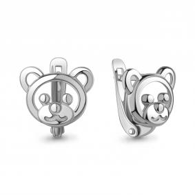 Серебряные серьги AQUAMARINE А34172 А34172 фото