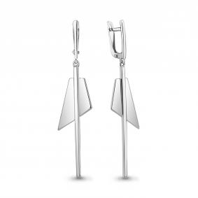 Серебряные серьги AQUAMARINE А34342 А34342 фото