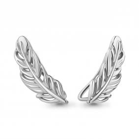 Серебряные серьги AQUAMARINE А34393 А34393 фото