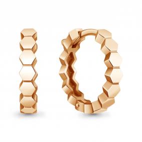 Серьги из золочёного серебра AQUAMARINE А34733-п А34733-п фото