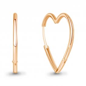 Серьги из золочёного серебра AQUAMARINE А35011-п А35011-п фото