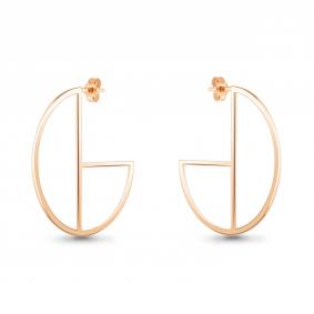 Серьги из золочёного серебра AQUAMARINE А36071-п А36071-п фото