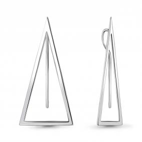 Серебряные серьги AQUAMARINE А36088 А36088 фото