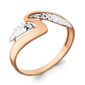 Кольцо из золочёного серебра AQUAMARINE А54585-пк А54585-пк фото