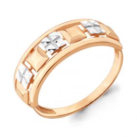 Кольцо из золочёного серебра AQUAMARINE А54662-пк А54662-пк фото