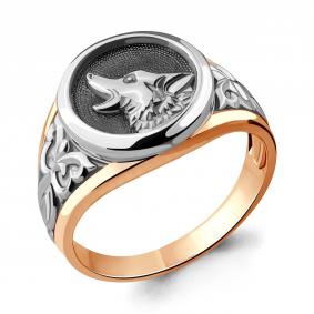 Кольцо из золочёного серебра AQUAMARINE А54680-пк А54680-пк фото