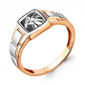 Кольцо из золочёного серебра AQUAMARINE А54687-пк А54687-пк фото